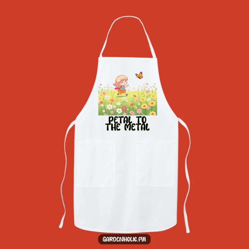 Funny Butterfly Chase Apron - Whimsical Kitchen Fun for Cooks