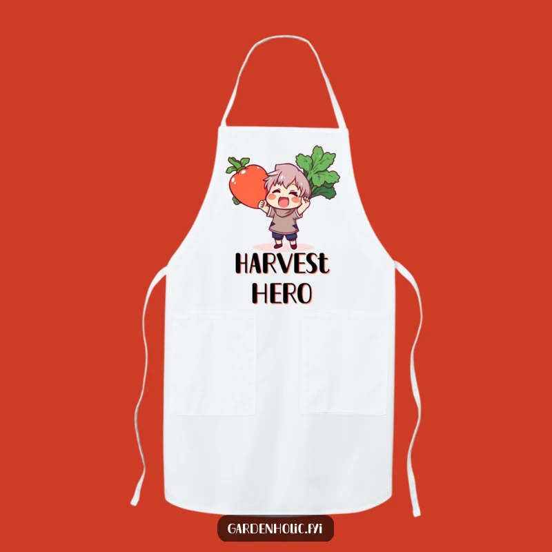 Funny Chef's Delight Apron: Cook Up Laughs with This Giant Vegetable Design