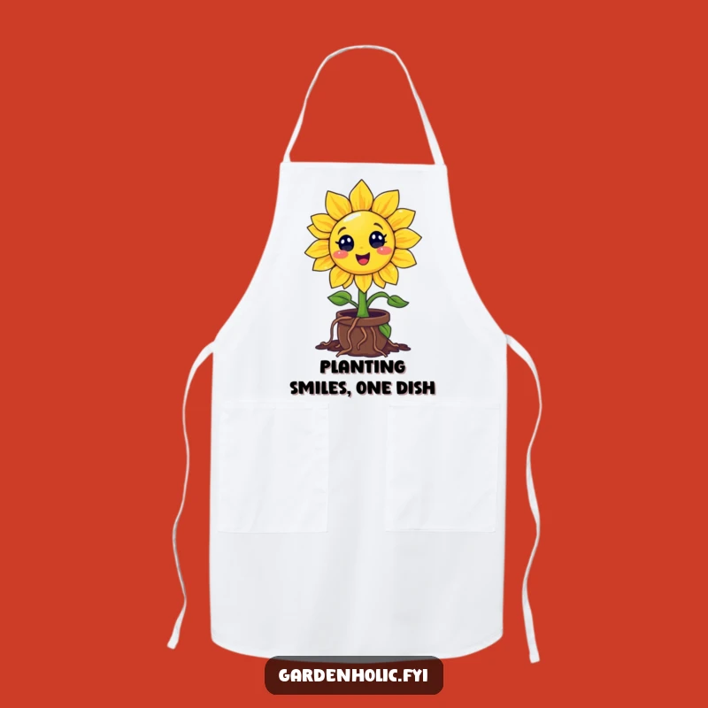 Funny Sunflower Apron: Digging Into Cooking With Enthusiasm, A Hilarious Kitchen Gift