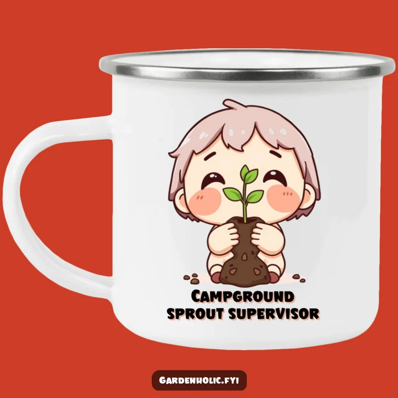 Funny Gardener Camping Mug: Seedling Pride Cheer, Hilarious Funny Gift for Campers