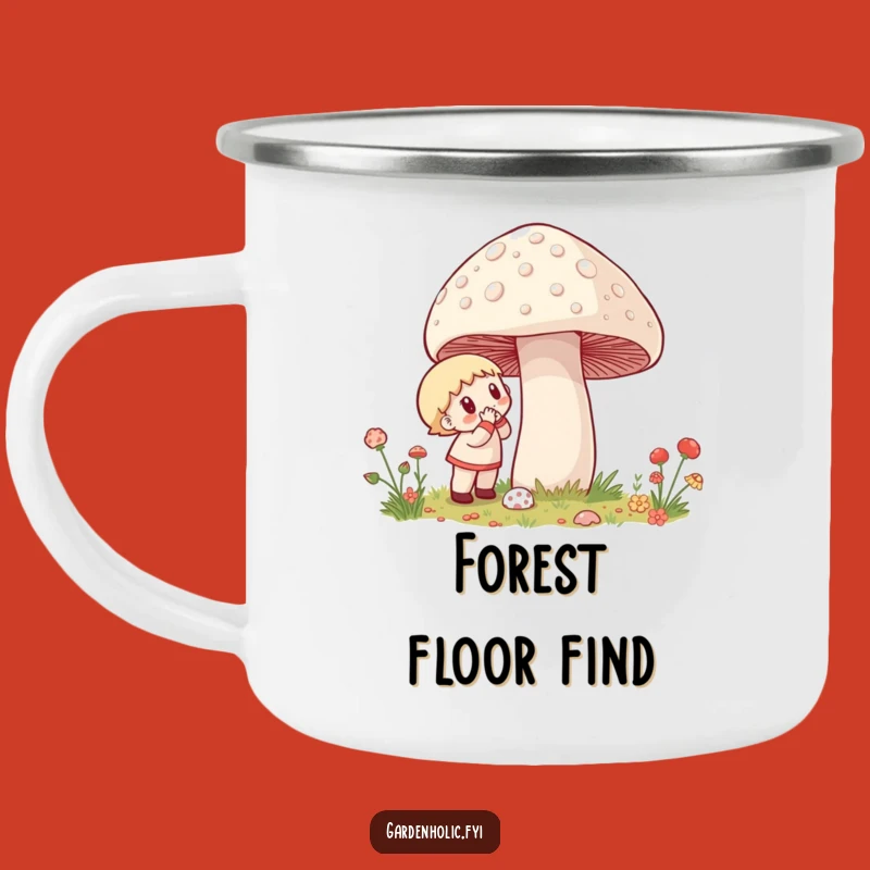 Funny Mushroom Hunter Camping Mug: Outdoor Forager Drinkware, Hilarious Campfire Companion, Great Funny Gift