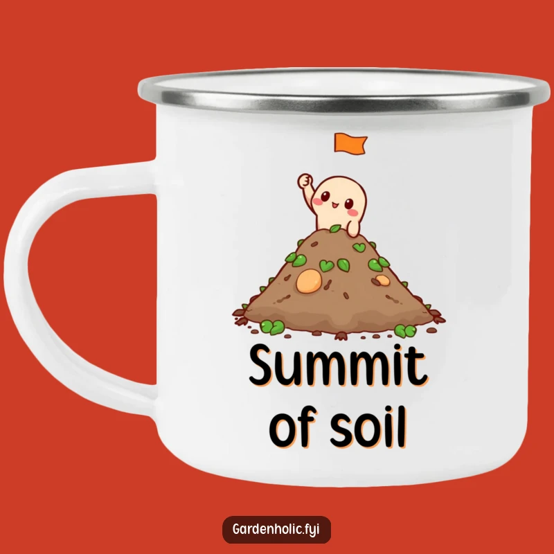 Funny Compost King Camping Mug: Outdoor Victory Drinkware, Hilarious Campfire Companion, Great Funny Gift