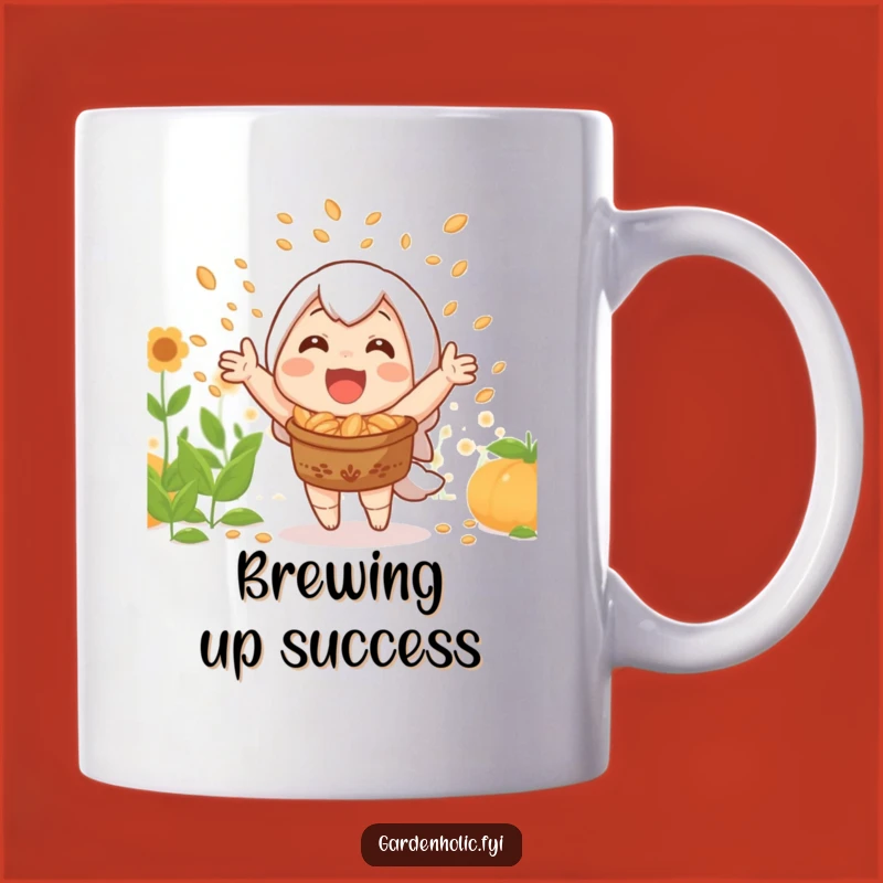Funny Harvest Mug: Joyful Seed Shower Celebration, Perfect Funny Gift