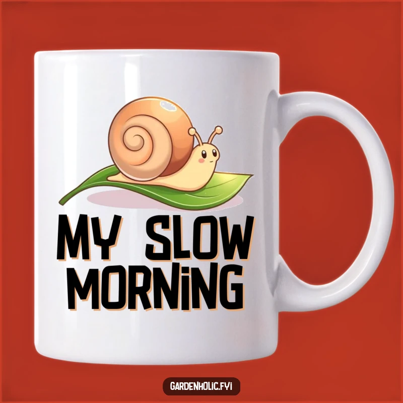 Funny Snail Mug: Cute Slow Movement Trail, Perfect Funny Gift for Patience