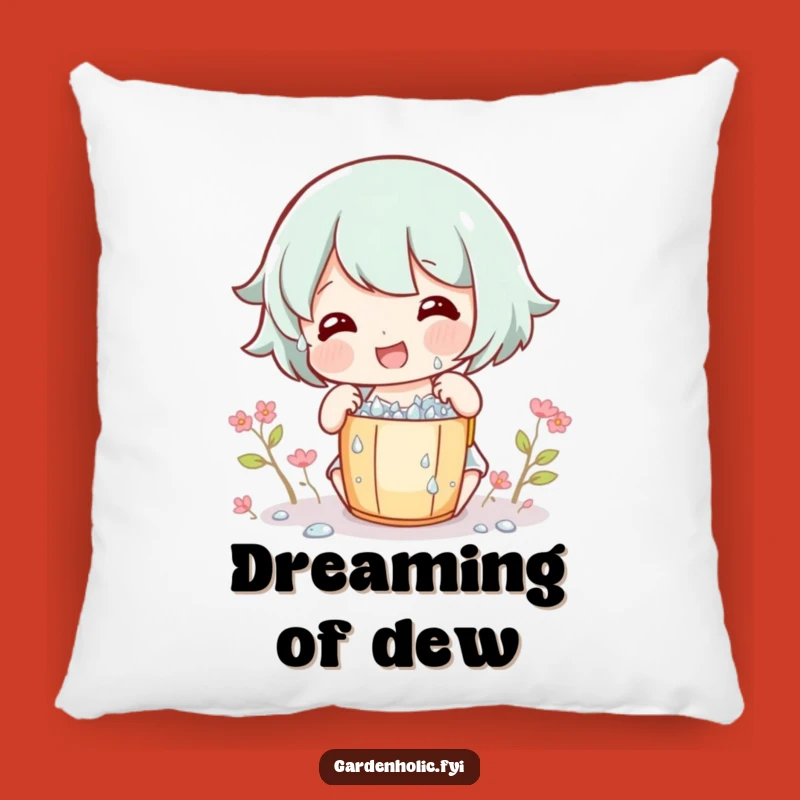 Funny Dew Collector Pillow: Gleeful Character Cushion for Cozy Whimsy!