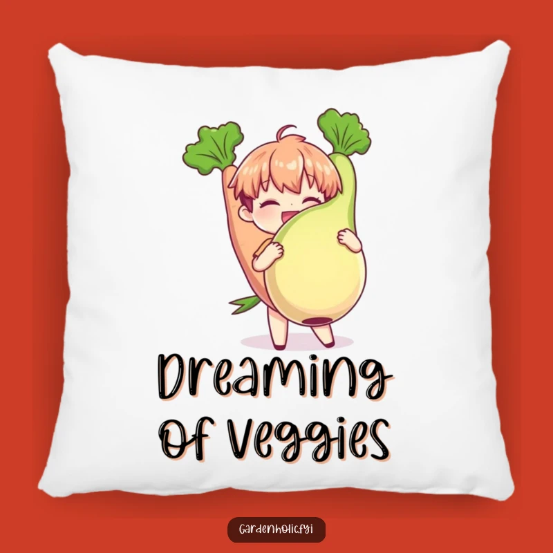 Funny Veggie Pillow: Cozy Character Giant Vegetable Comfort, Humorous Gift!
