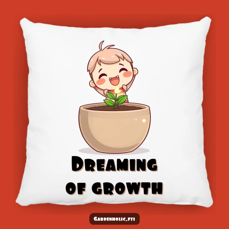 Funny Gardener Pillow: Planting Comfort, Perfect Gift for Cozy Gardeners