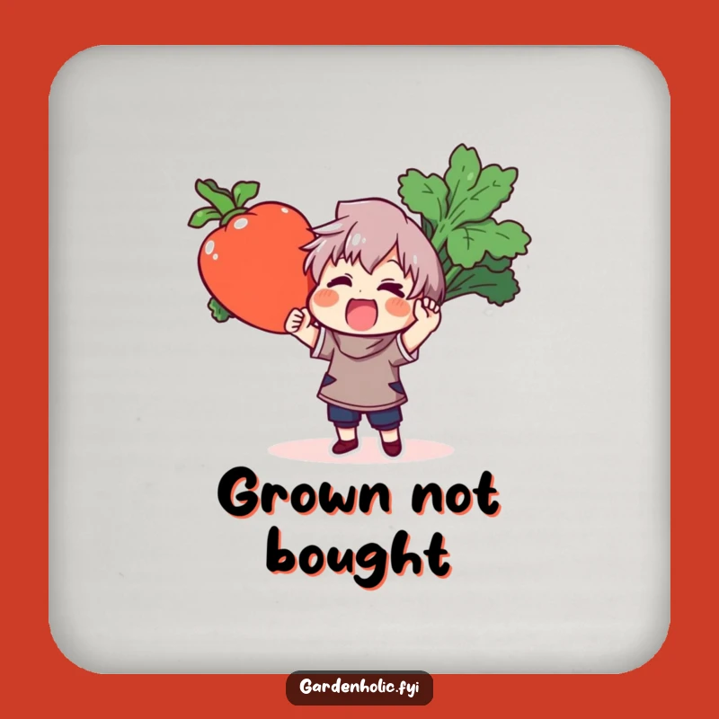 Funny Veggie Protector Coaster: Keep Surfaces Safe with Hilarious Vegetable Art