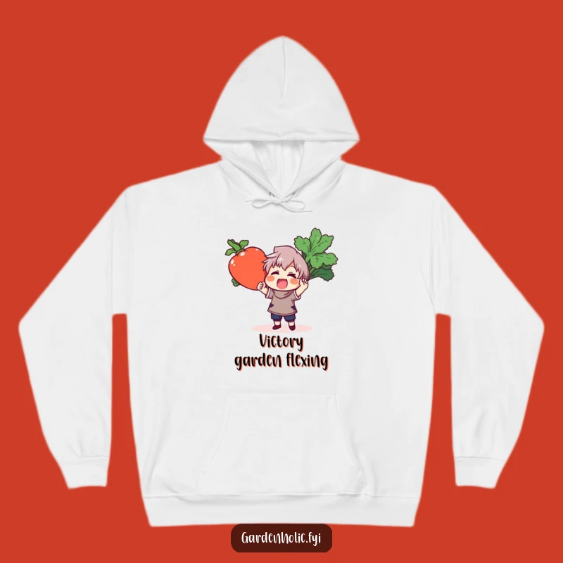 Funny Farmer's Harvest Hoodie: Cozy Up with a Hilarious Giant Vegetable Design