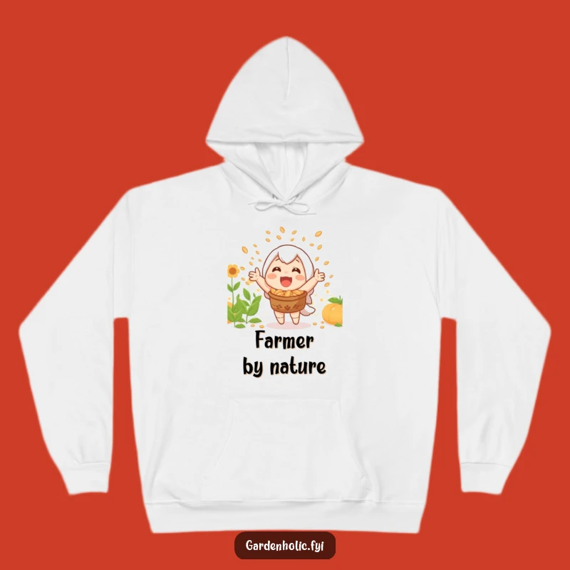 Funny Hoodie: Joyful Harvest Seed Shower, Cozy Funny Gift