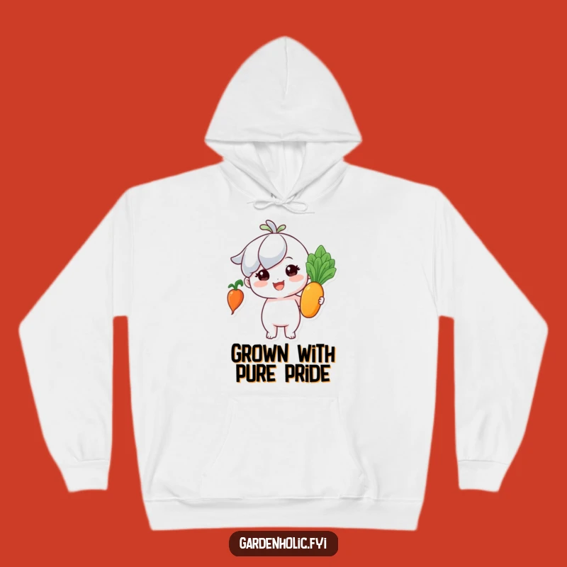Funny Gardener Hoodie: Tiny Victor's Cozy Vegetable Pride Gear