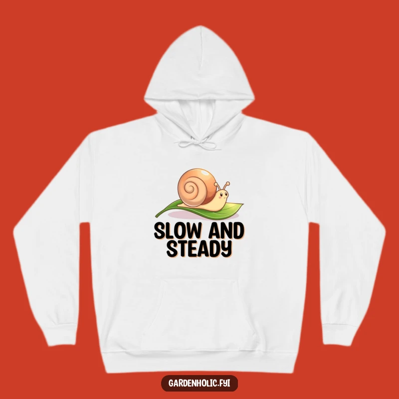 Funny Snail Hoodie: Cute Trail, Cozy Funny Gift for Relaxed Vibes