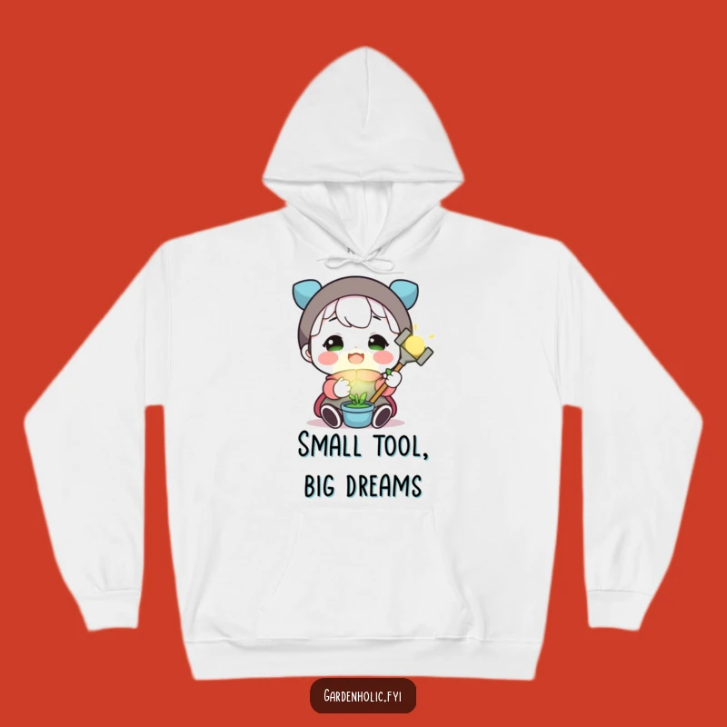 Funny Glowing Garden Tool Hoodie: Cozy Up with Gardening Cheer!