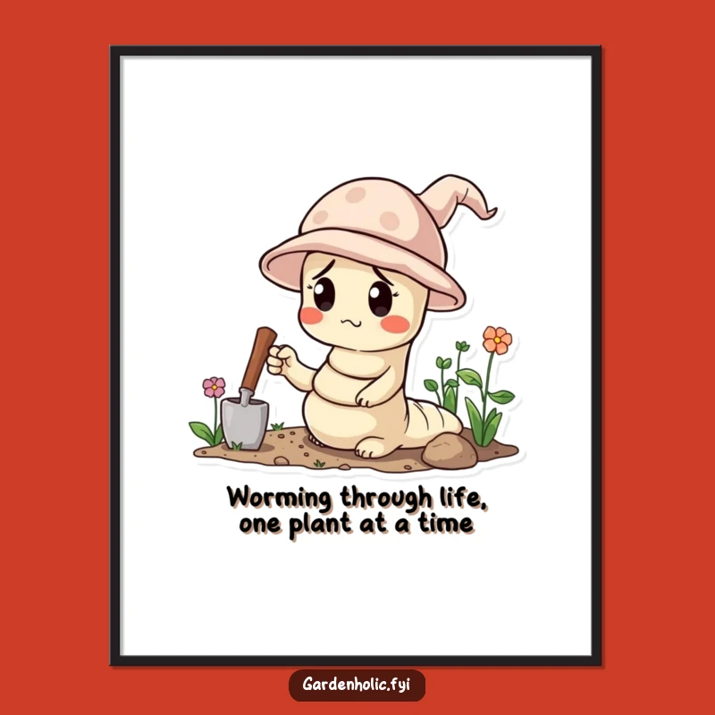 Free Printable Worm Garden Art: Funny Downloadable Wall Decor for Green Thumbs