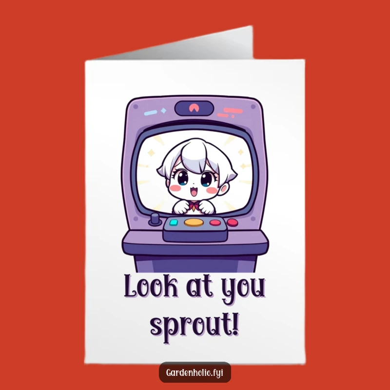 Free Printable Congrats Card: Sprouting Success for New Beginnings!