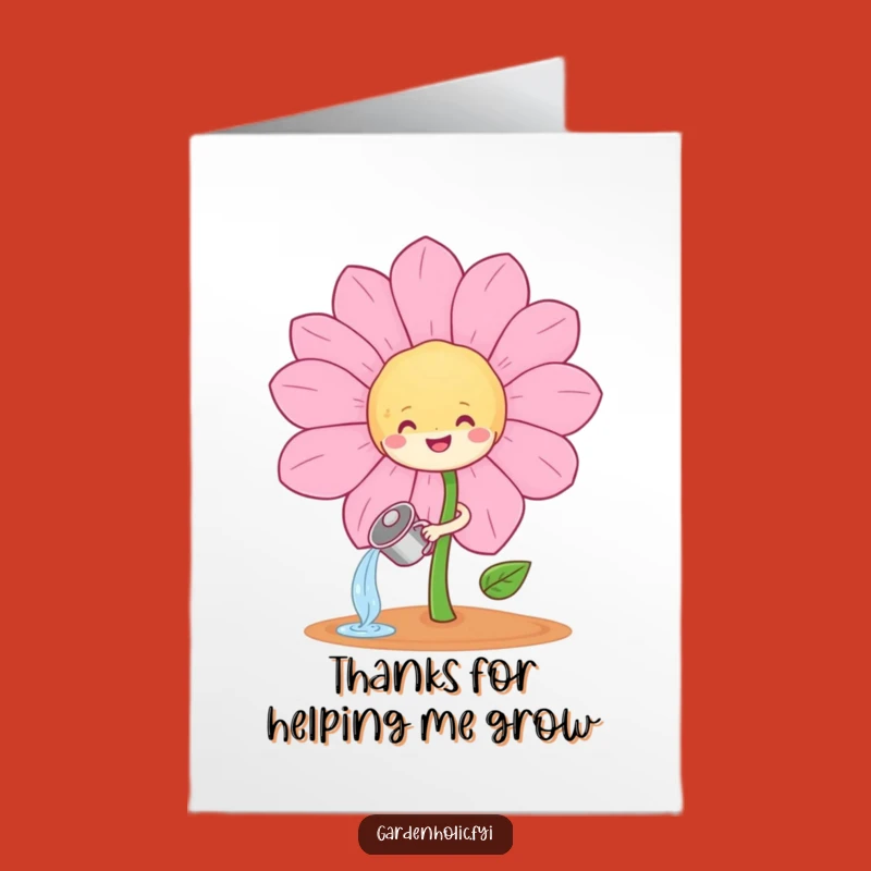 Free Printable Sprout Thank You Card: Funny Downloadable Gift for Garden Enthusiasts