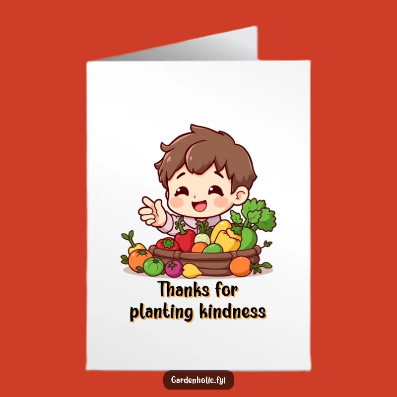 Free Printable Thank You Card: Harvest Gratitude, Funny Downloadable Greeting for Appreciation