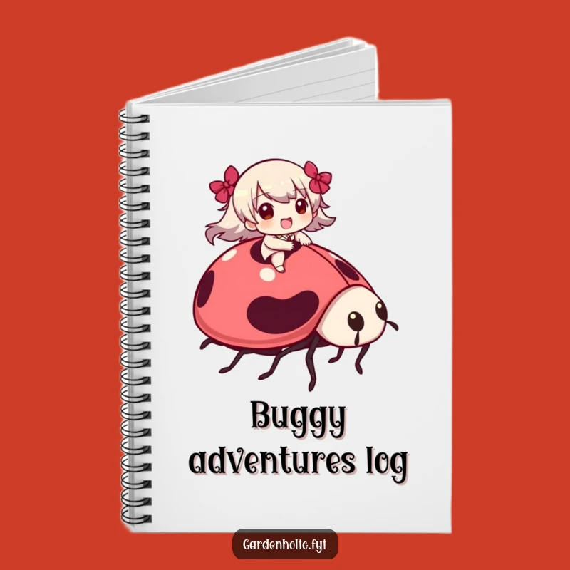 Funny Ladybug Journey Notebook: Giant Bug Journal, Hilarious Adventure Notes, Perfect Funny Gift for Writers