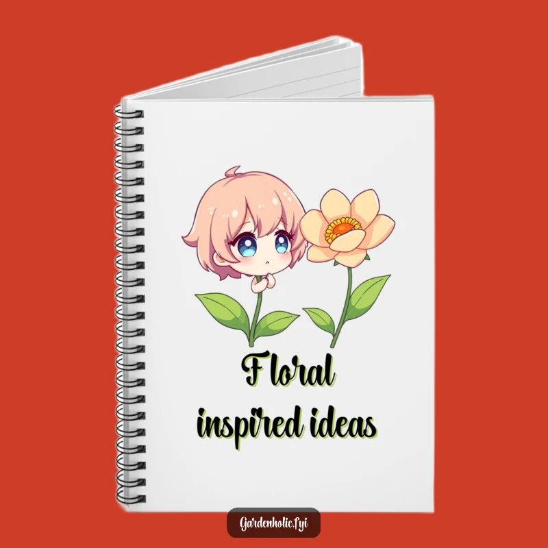 Funny Flower Admirer Notebook: Nature Journal, Vibrant Cover, Ideal Funny Gift