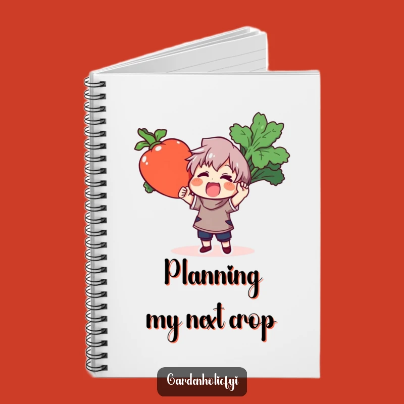 Funny Garden Planner Notebook: Jot Down Ideas with a Hilarious Vegetable Cover