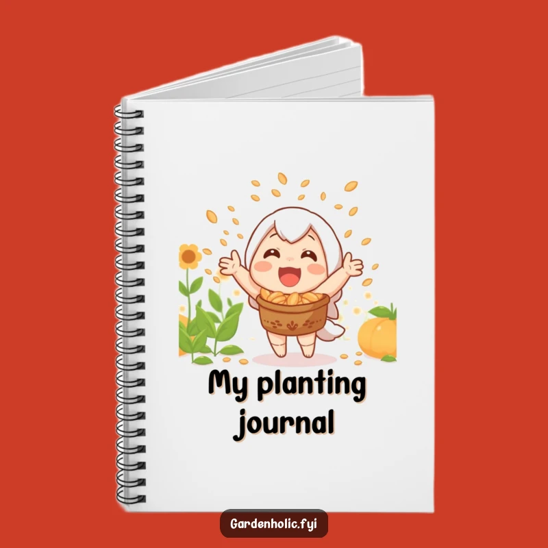 Funny Notebook: Harvest Plans with Seeds, Journal Funny Gift Idea