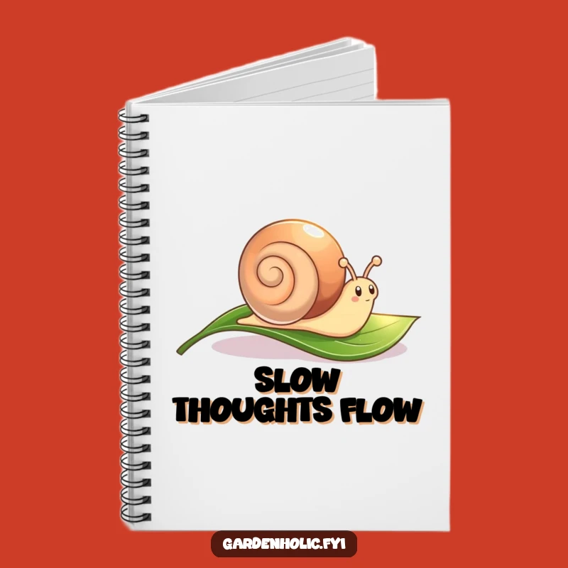 Funny Snail Notebook: Cute Trail, Journal Funny Gift for Slow Thoughts