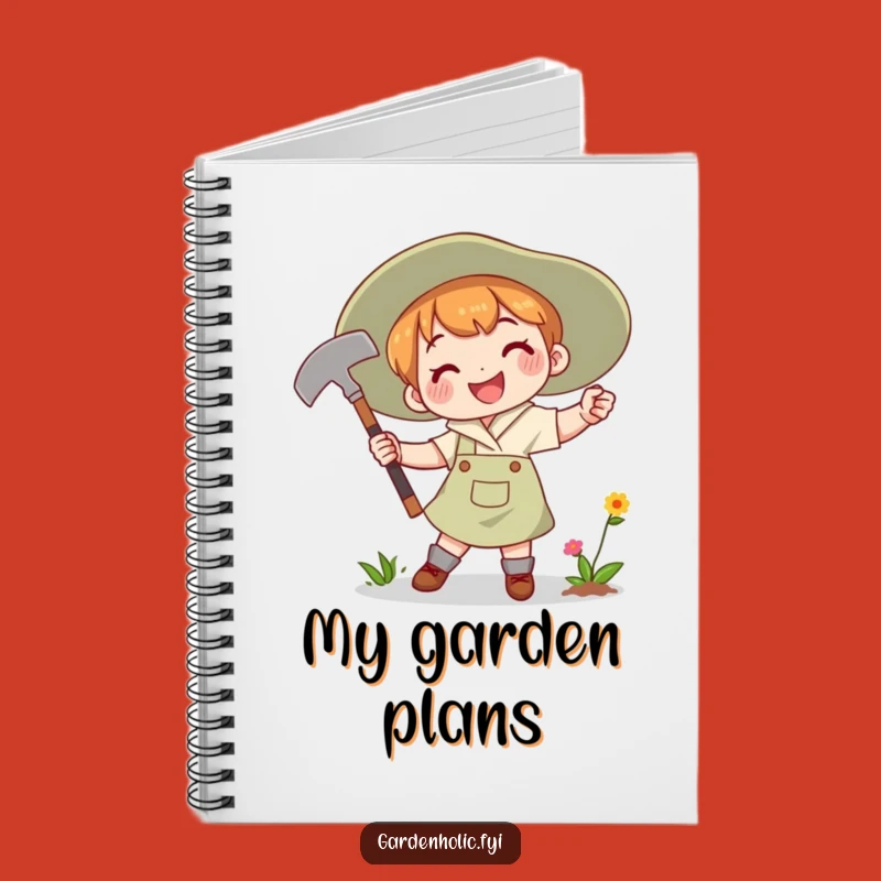 Funny Notebook: Gardener Edition, Journal Your Growth, Perfect Funny Gift