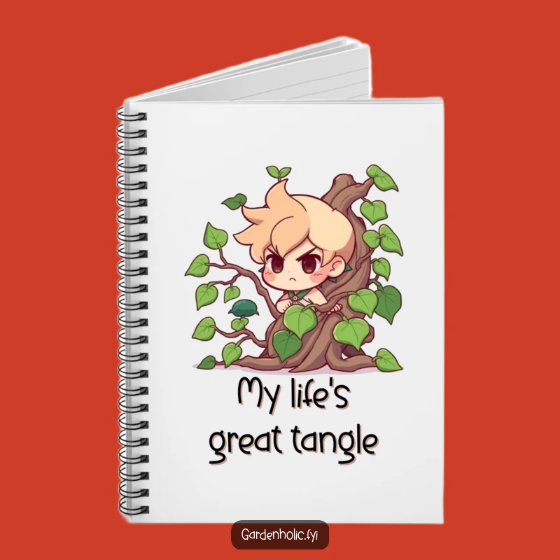 Funny Vine Tamer Notebook: Jot Down Ideas With This Determined Character's Funny Gift