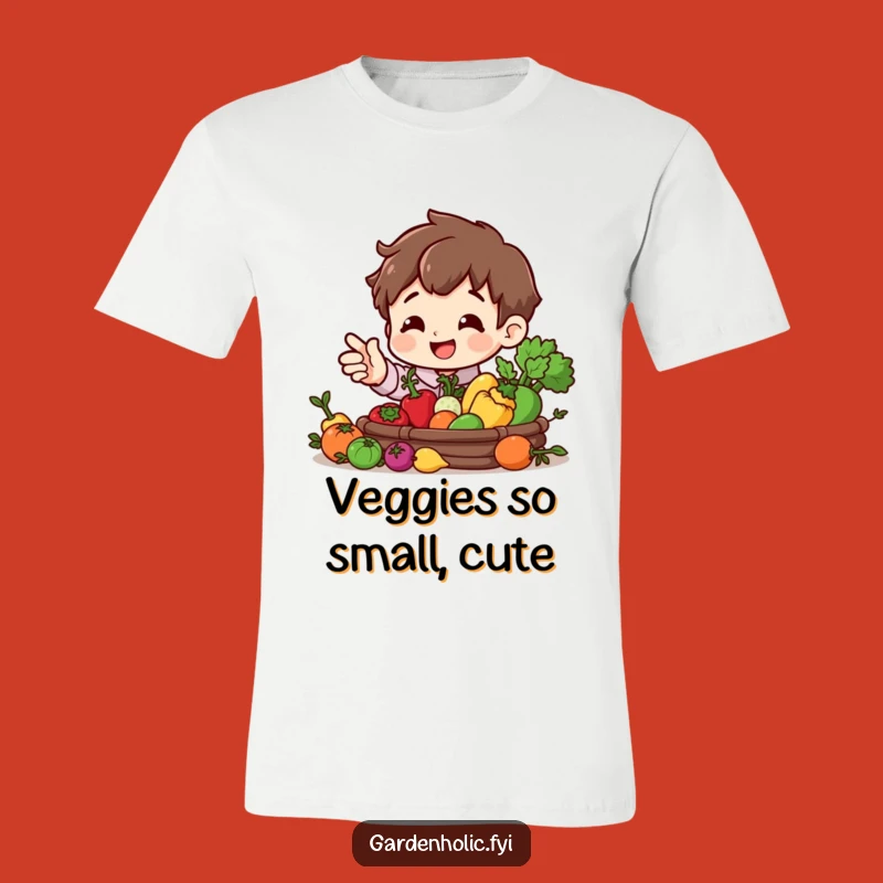 Funny Bountiful Harvest Character T-Shirt - Gardener's Funny Gift