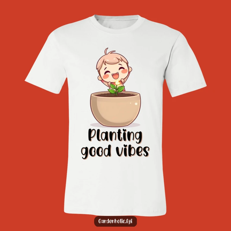 Funny Gardener T-Shirt: Cute Planting Design, Perfect Gift for Green Thumbs