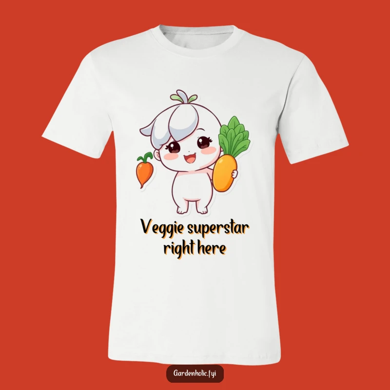 Funny Gardener Tee: Tiny Victor's Proud Shiny Vegetable Shirt