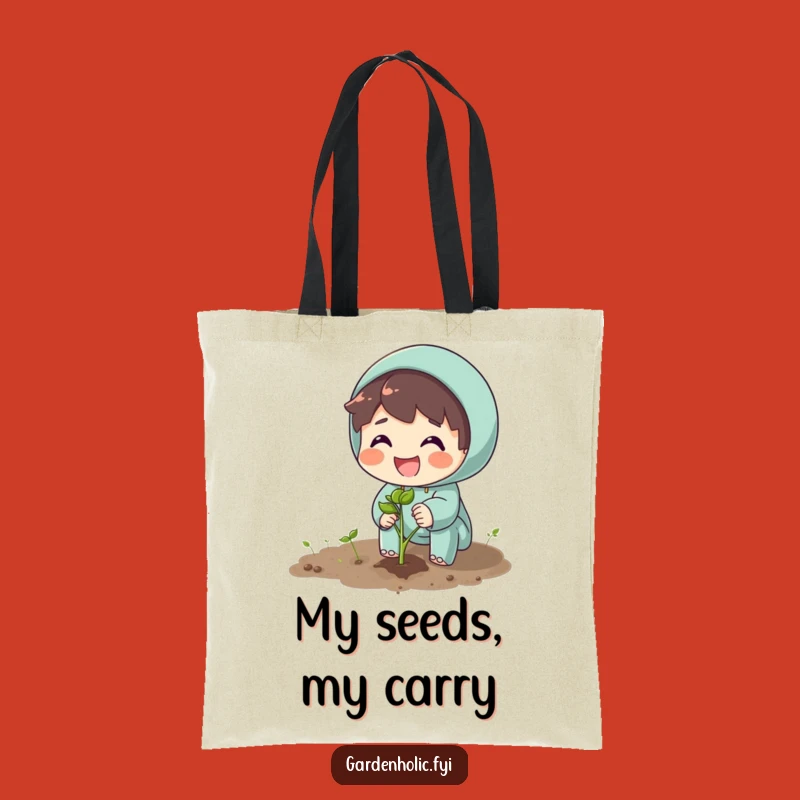 Funny Planter Tote Bag: Carry Your Seeds of Success