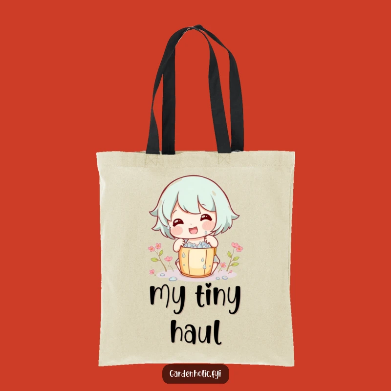 Funny Dew Collector Tote Bag: Gleeful Character Accessory, Your Next Funny Gift!